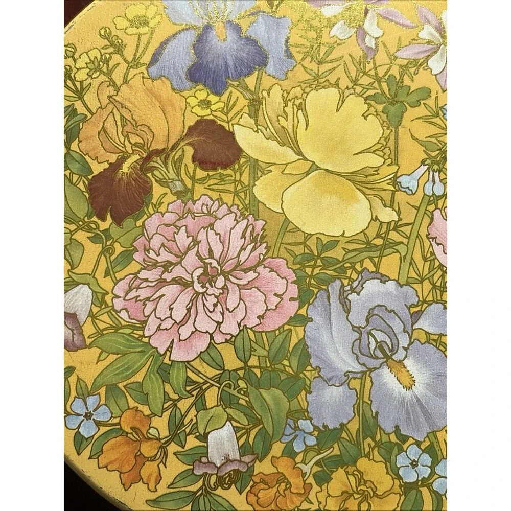 Vintage Floral Hallmark Tin Container 10